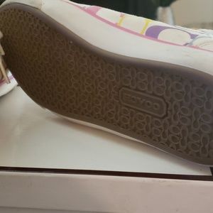 Coach Shoes - Coach multi colored tennis shoes Coach Shoes - Coach multi colored tennis shoes